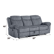 Zubaida - Sofa w/USB Dock & Console(Motion) - R&R Furniture Gallery (Fountain Valley, CA)