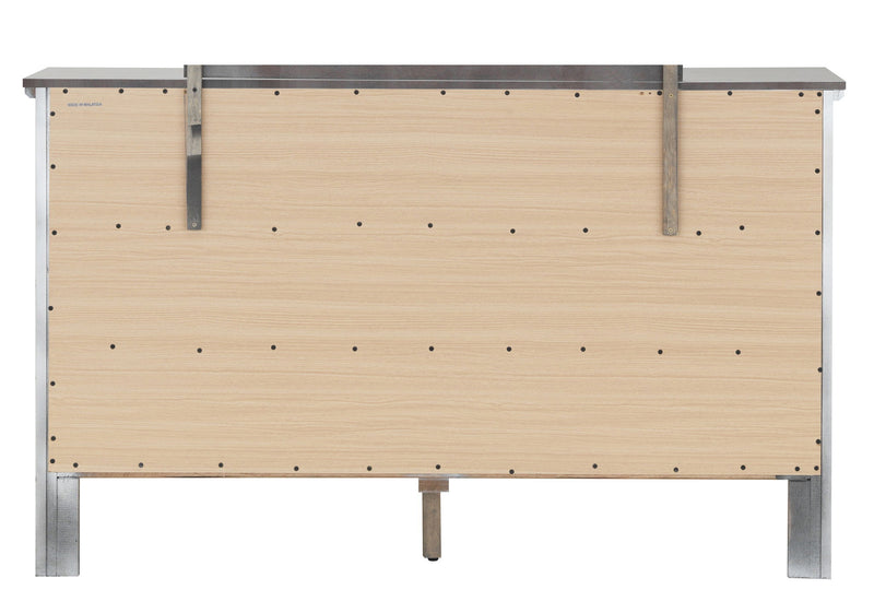 Glory Furniture Primo dresser with multiple drawers, wooden finish, and modern design for bedroom storage.