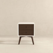 Caroline - Mid-Century Modern Style Night Stand 2 Drawer - R&R Furniture Gallery (Fountain Valley, CA)