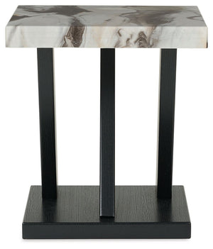 Cendill - Occasional Table Set (Set of 3) - Dark Brown / White / Black - R&R Furniture Gallery (Fountain Valley, CA)