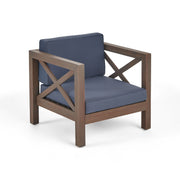Brava - Mid - Century Modern Club Chair With Water Resistant Cushions - R&R Furniture Gallery (Fountain Valley, CA)