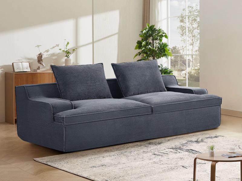 Nimbus - Oversized Full Foam 4 Seater Couch For Living Room Upholstered In Soft, Wide Armrests - R&R Furniture Gallery (Fountain Valley, CA)