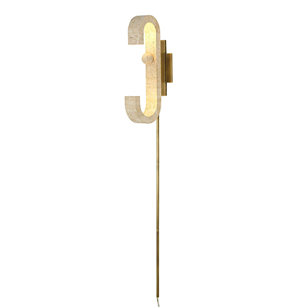 Equilibrium - Sconce - Beige / Light Antique Brass