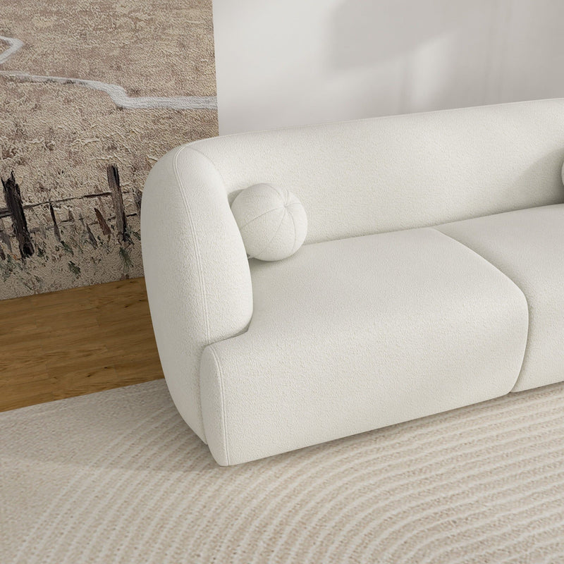 Anna - French Boucle Sofa - R&R Furniture Gallery (Fountain Valley, CA)