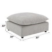Marisa - Modular Ottoman - Beige Boucle - R&R Furniture Gallery (Fountain Valley, CA)