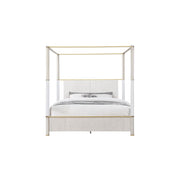 Malco - 4 Post Bed With Upholstered Headboard - R&R Furniture Gallery (Fountain Valley, CA)