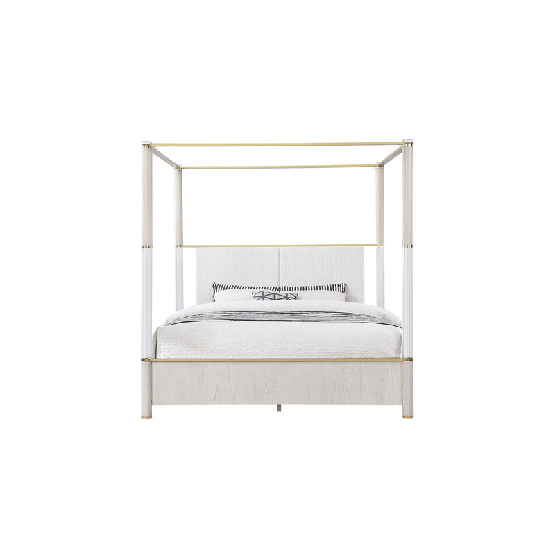 Malco - 4 Post Bed With Upholstered Headboard - R&R Furniture Gallery (Fountain Valley, CA)