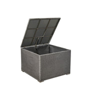 Santa Rosa storage table by Noble House featuring a wooden surface and storage compartments, ideal for living room organization.