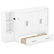 Murphy Bed With Shelves, Drawers And USB Ports - R&R Furniture Gallery (Fountain Valley, CA)