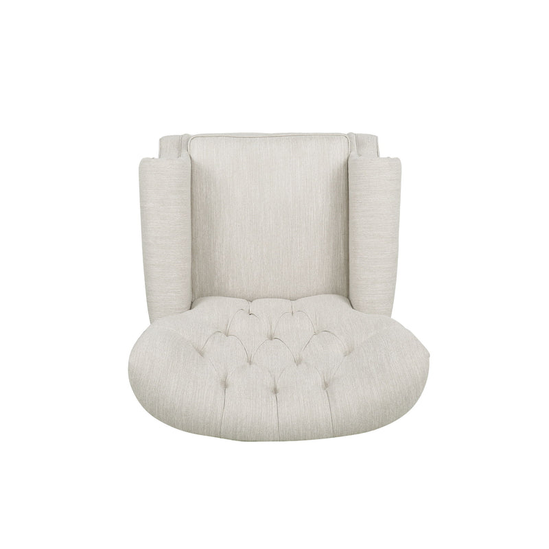 Welch contemporary tufted pushback recliner by Noble House, featuring plush upholstery and a sleek modern design.
