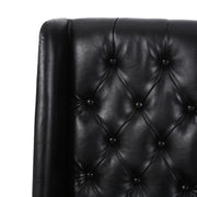 Noble House tufted dining chair set with high back design, upholstered in elegant fabric, showcasing sophisticated craftsmanship.