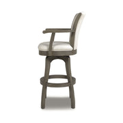 Williams - Swivel Bar Stool With Armrests - R&R Furniture Gallery (Fountain Valley, CA)
