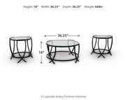 Tarrin - Occasional Table Set (Set of 3) - Black - R&R Furniture Gallery (Fountain Valley, CA)