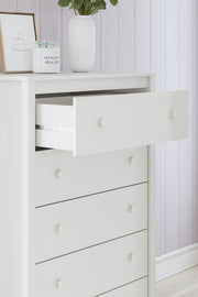 Hallityn - Five Drawer Chest - White - R&R Furniture Gallery (Fountain Valley, CA)