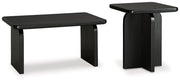 Mitchalli - Occasional Table Set (Set of 2) - Black - R&R Furniture Gallery (Fountain Valley, CA)