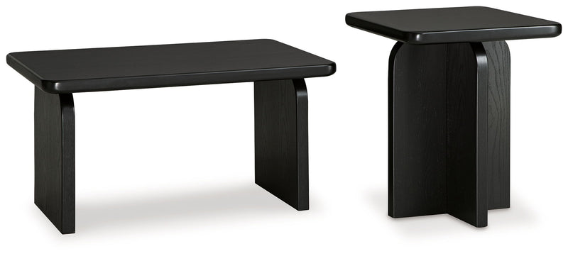 Mitchalli - Occasional Table Set (Set of 2) - Black - R&R Furniture Gallery (Fountain Valley, CA)