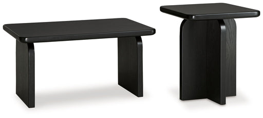 Mitchalli - Occasional Table Set (Set of 2) - Black - R&R Furniture Gallery (Fountain Valley, CA)