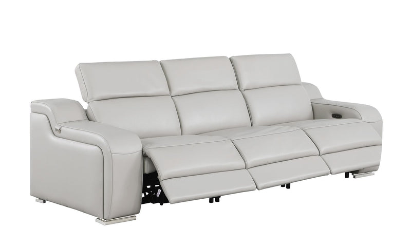 1116 - 6-Piece Modular Power Reclining Sofa, Loveseat & Chair Set In With 6 Power Recliners & Power Headrests