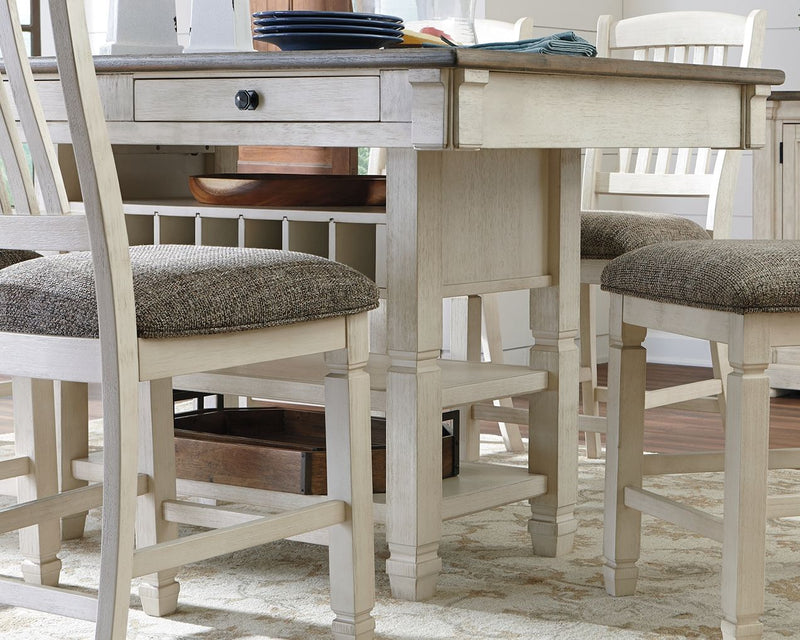 Bolanburg - Rectangular Dining Room Counter Table - Beige - R&R Furniture Gallery (Fountain Valley, CA)