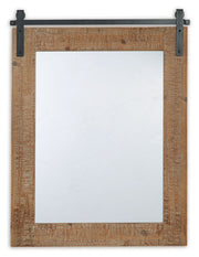 Lanie - Accent Mirror - Antique Brown - R&R Furniture Gallery (Fountain Valley, CA)