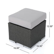 Santa Rosa - Outdoor Lounge Ottoman - R&R Furniture Gallery (Fountain Valley, CA)