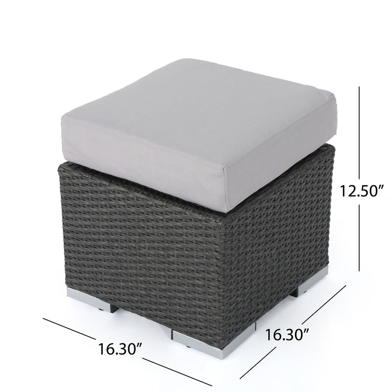 Santa Rosa - Outdoor Lounge Ottoman - R&R Furniture Gallery (Fountain Valley, CA)