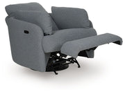 Alainmont Next-Gen Nuvella - Swivel Power Recliner - R&R Furniture Gallery (Fountain Valley, CA)