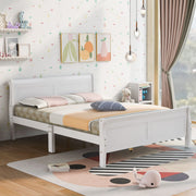 Platform Bed Frame Mattress Foundation Sleigh Bed With Headboard / Footboard / Wood Slat Suppor - R&R Furniture Gallery (Fountain Valley, CA)