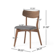 Mid Century Upholstered Dining Chairs (Set of 2) - R&R Furniture Gallery (Fountain Valley, CA)