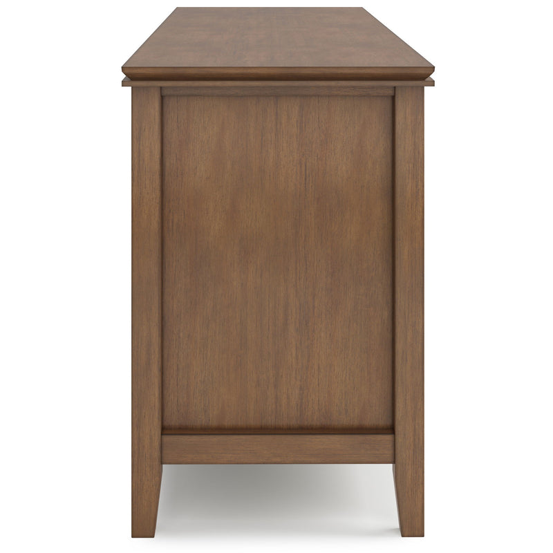 Artisan - TV Media Stand - Rustic Natural Aged Brown - R&R Furniture Gallery (Fountain Valley, CA)