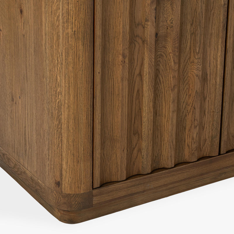 Labelle - 4 Door Buffet - Tan Oak - R&R Furniture Gallery (Fountain Valley, CA)