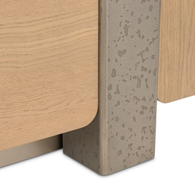 Bristol Point - Media Cabinet - Saddle Brown - R&R Furniture Gallery (Fountain Valley, CA)