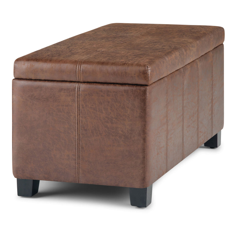 Dover - Upholstered Storage Ottoman Bench - R&R Furniture Gallery (Fountain Valley, CA)