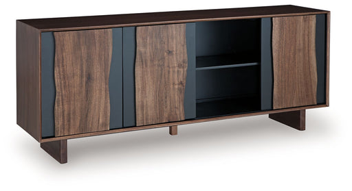 Welby - Accent Cabinet - Brown / Charcoal - R&R Furniture Gallery (Fountain Valley, CA)