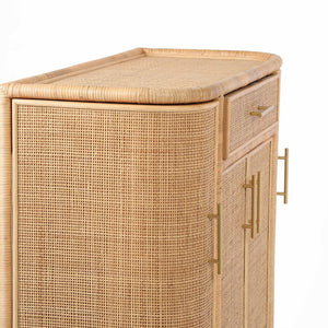 Tarot - Rattan Bar Cabinet - Natural - R&R Furniture Gallery (Fountain Valley, CA)