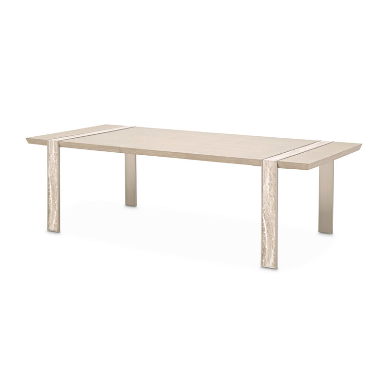 Lotus Bay - Wide Rectangular Dining Table - Sand - R&R Furniture Gallery (Fountain Valley, CA)