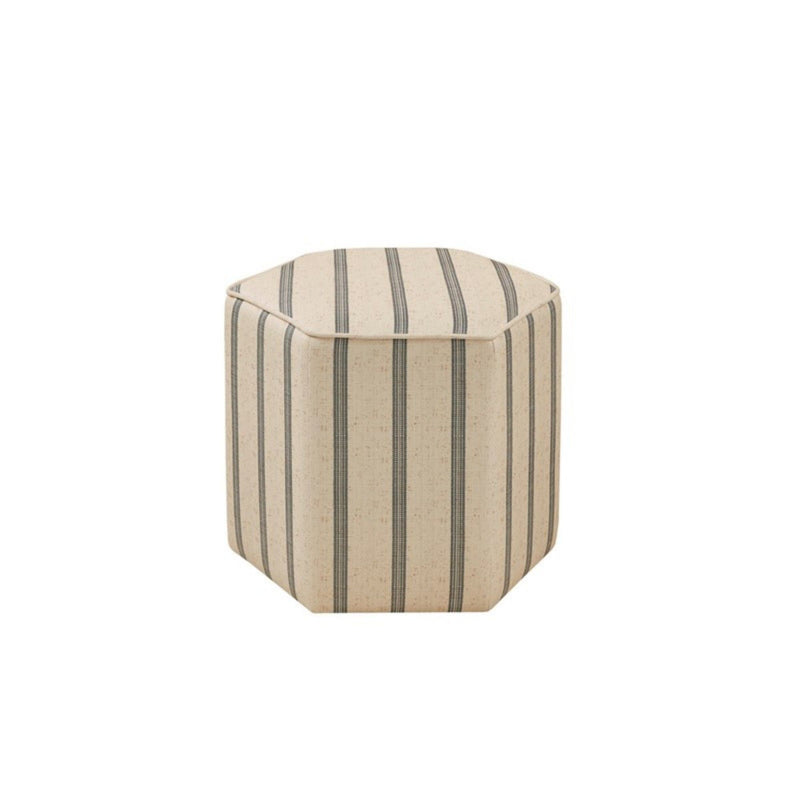 Accent Ottoman Printed Stripe - R&R Furniture Gallery (Fountain Valley, CA)