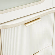 La Marisia - Display Cabinet - Creamy Pearl - R&R Furniture Gallery (Fountain Valley, CA)