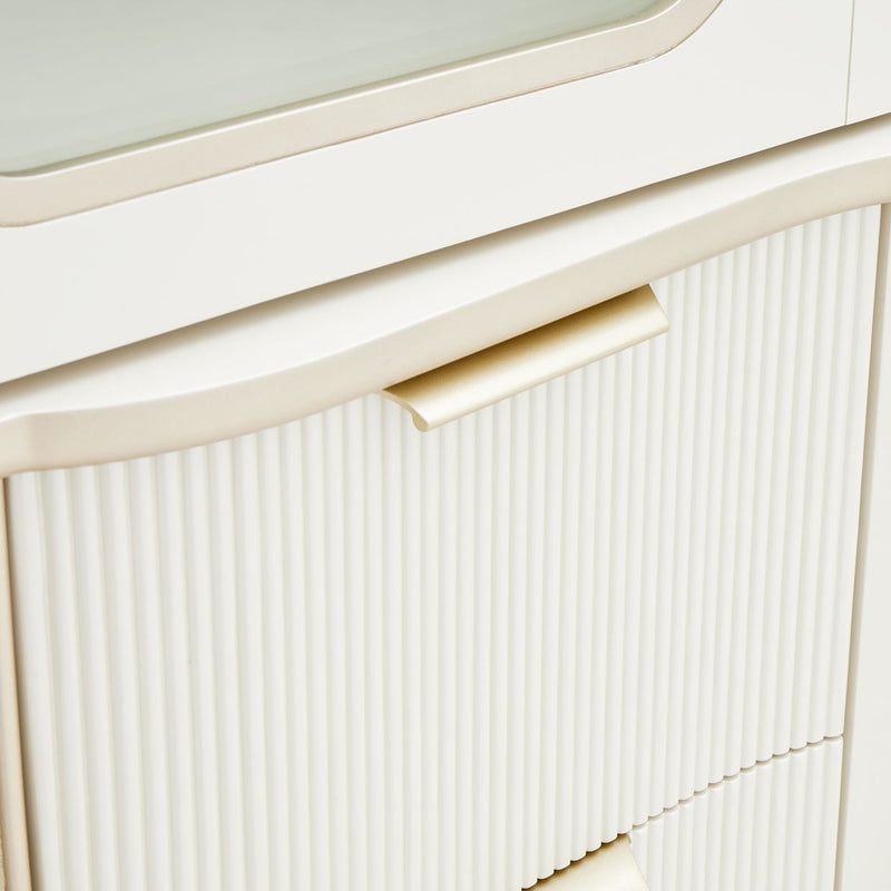 La Marisia - Display Cabinet - Creamy Pearl - R&R Furniture Gallery (Fountain Valley, CA)