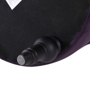 Dawn - Tufted Round Ottoman Nailhead Accents - Purple - R&R Furniture Gallery (Fountain Valley, CA)