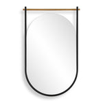 Mirror - Satin Black / Gold Leaf