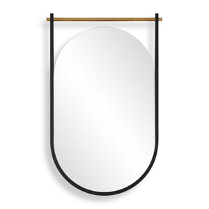 Mirror - Satin Black / Gold Leaf