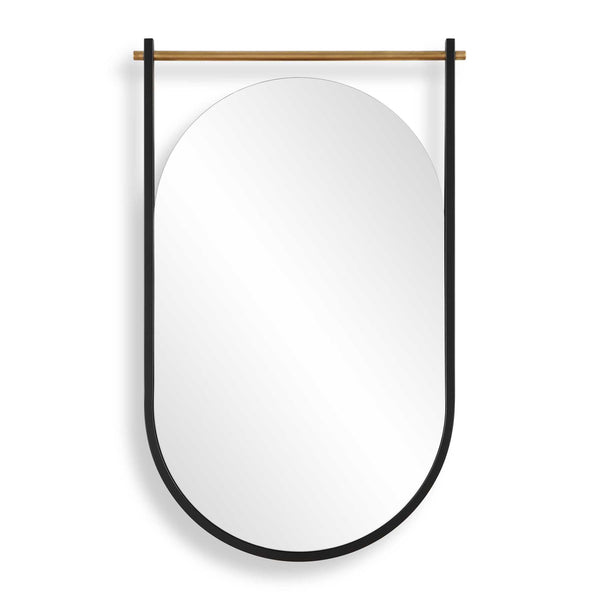 Mirror - Satin Black / Gold Leaf