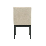 Froja - Side Chair (Set of 2) - Beige Fabric & Black - R&R Furniture Gallery (Fountain Valley, CA)