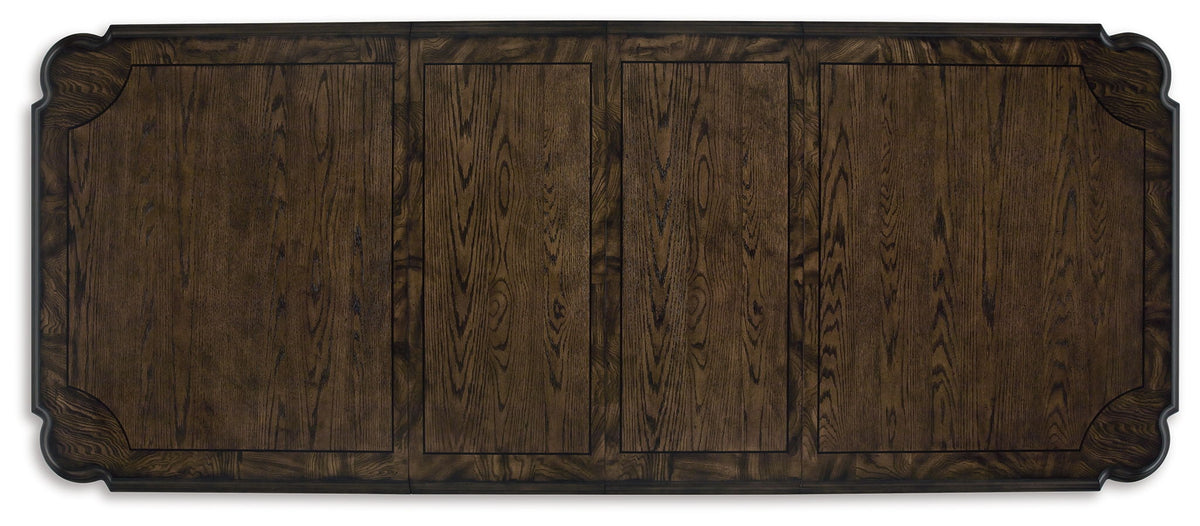 Maylee - Dining Extension Table - Dark Brown - R&R Furniture Gallery (Fountain Valley, CA)