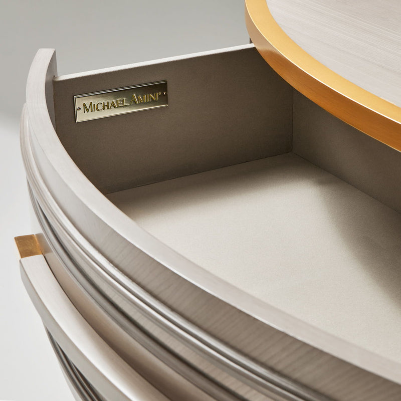 St. Charles - 5-Drawer Highboy Chest - Dove Gray - R&R Furniture Gallery (Fountain Valley, CA)