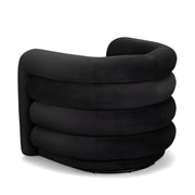 Curves - Velvet Swivel Accent Chair - R&R Furniture Gallery (Fountain Valley, CA)