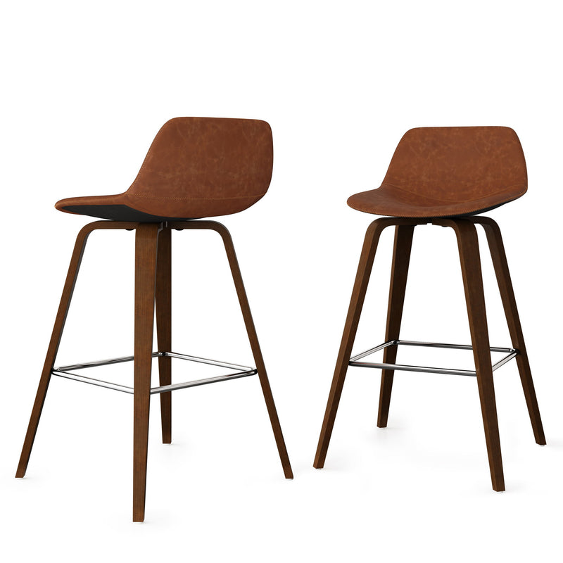 Randolph Bentwood - Counter / Bar Height Stool (Set of 2) - R&R Furniture Gallery (Fountain Valley, CA)