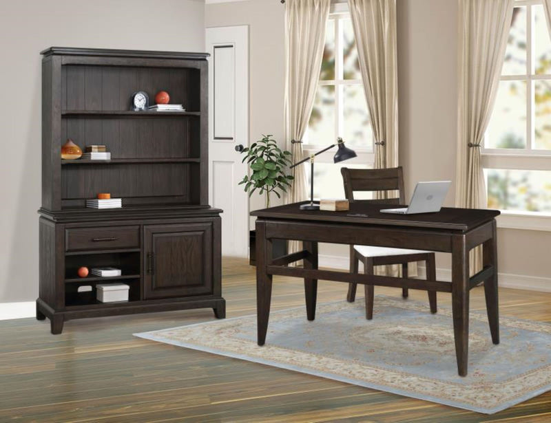 2 Shelf Bookcase Hutch - Chocolate - R&R Furniture Gallery (Fountain Valley, CA)