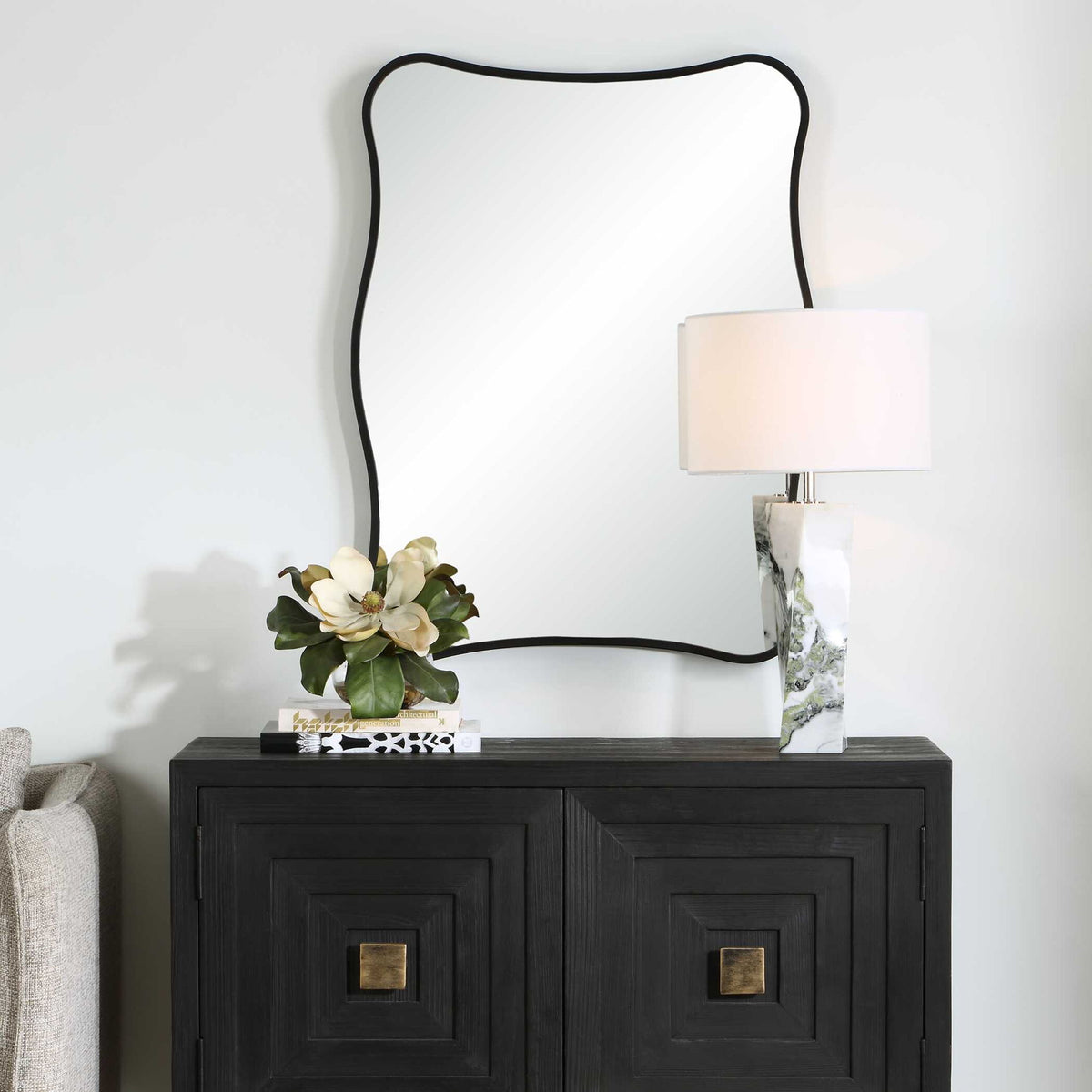 Pavia - Curvy Vanity Mirror